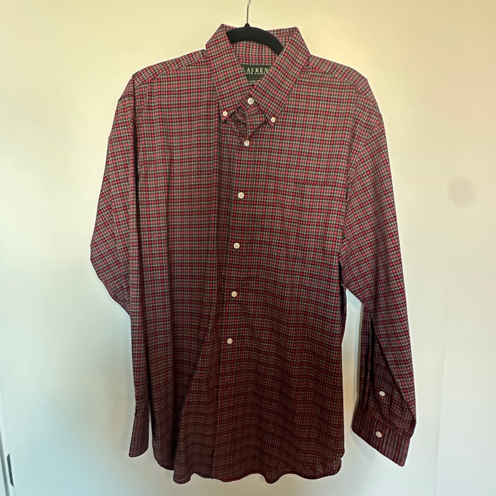 Polo Ralph Lauren Men’s Dress Shirt Size 17 34/35 Classic Fit
